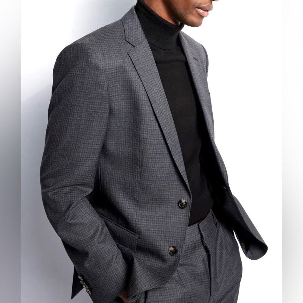 DKNY MENS BLAZER Size 38R 100% Wool 💎